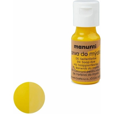 Manumi tekutá barva do mýdla 10 ml žlutá - 1 ks