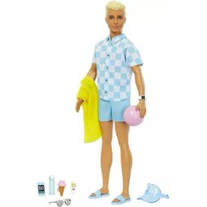 Mattel „Барби: филмът - куклата Плажен Кен (hpl74)