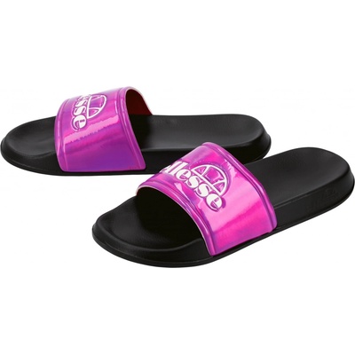Ellesse dámské pantofle černá/růžová – Zboží Dáma