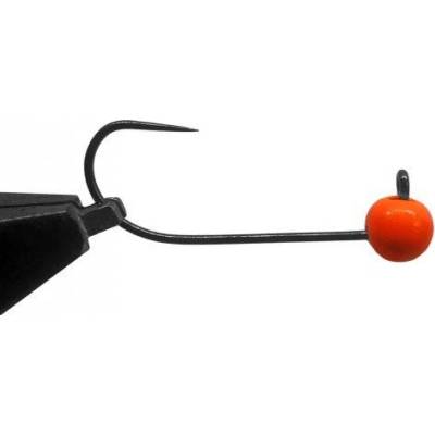Jigovky.cz jigové hlavičky Wolframové HD Barbless Orange vel.4 0,9g 5 ks