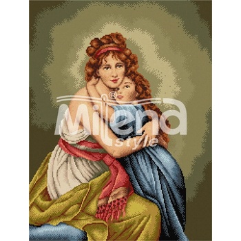 Milena Style Портрет с дъщерята - гоблен със схема конци Ariadna 1: 1