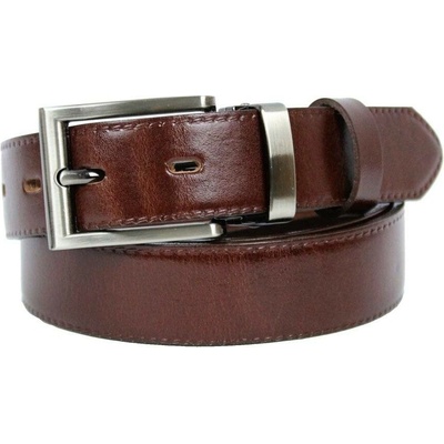 Penny Belts pánský společenský kožený opasek 230-020-1 hnědý