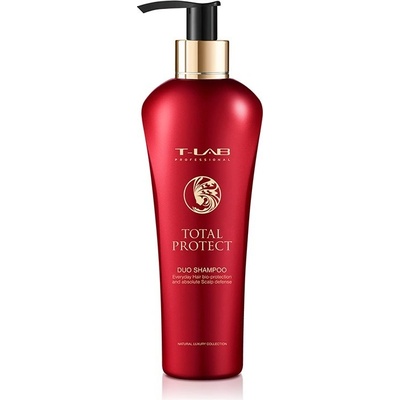 T-LAB Total Protect ochranný šampón pre namáhané vlasy a vlasovú pokožku 300 ml