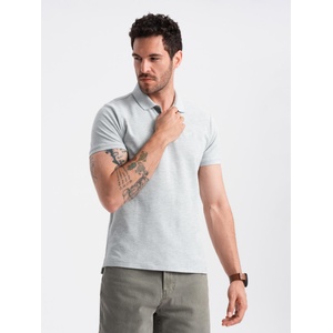 Ombre Clothing Светлосиво мъжко основно поло Ombre Clothing Ombre Clothing | Siv | МЪЖЕ | 3XL