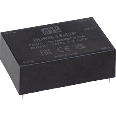 MEAN WELL DDRH-15-05P DC/DC měnič napětí do DPS 5 V/DC Počet výstupů:1 x Obsah 1 ks