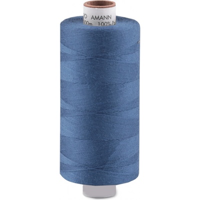 Polyesterové nitě Aspo Amann návin 1000 m Barva: 1316 modrá jeans