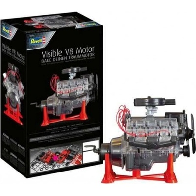 Revell Visible V-8 Engline-Plastic ModelKit motor 00460 1:4