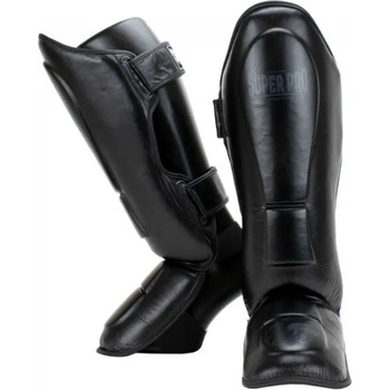 SUPER PRO Протектори за Крака Super Pro Leather Shinguards Guardian Black - m