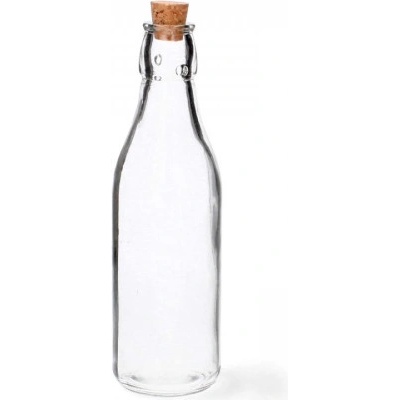 HOME Sklenená fľaša korok 0,225 l