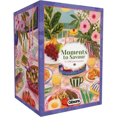 Gibsons - Puzzle 3x500 Moments to Savour - 500 piese