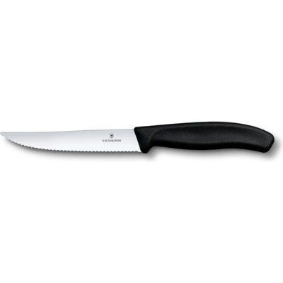 VICTORINOX Steakový nôž zubaté ostrie 11 cm, 6.7933, čierny