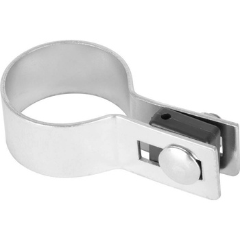 Objímka Strend Pro EUROSTANDARD, 48 mm, koncová, pozinkovaná, na okrúhly stĺpik