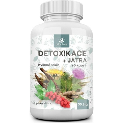 Allnature Detoxikace + játra 60 kapslí