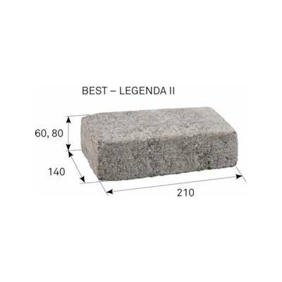 Best-Legenda II 60mm colormix brilant 60x210x140 /10,56 m2/