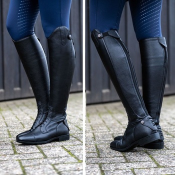 DeNiro Jezdecké boty Tricolore by ITALO Smooth černé