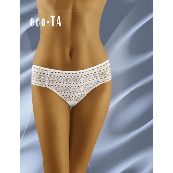 Image 1 of Wolbar Памучни бикини на дупки в бял цвят Eco TaEH-33549-BIAŁY - Бял, размер L