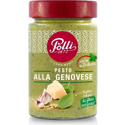 Polli pesto alla genovese bazalkové pesto s česnekem 190g