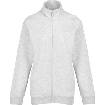 Slazenger Дамско яке Slazenger Fitted Zip Through Jacket Womens - Ice Grey Marl