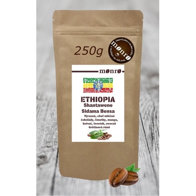 Monro Ethiopia Shantawene Sidama Bensa 100% Arabika zrnková 250 g
