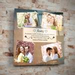 Art Gift Decor Стъклено АРТ пано с 4 снимки - Нека бъдем заедно