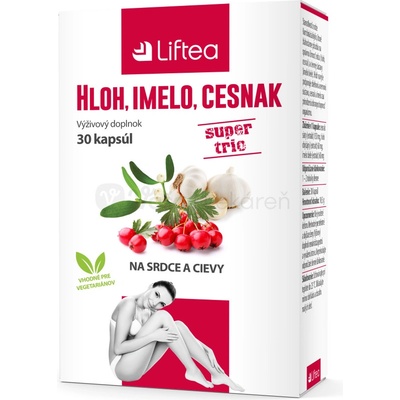 Liftea Hloh imelo cesnak Na srdce a cievy 30 kapsúl