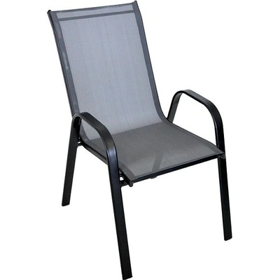 ROJAPLAST Zahradní křeslo kovové SOFIE, šedá