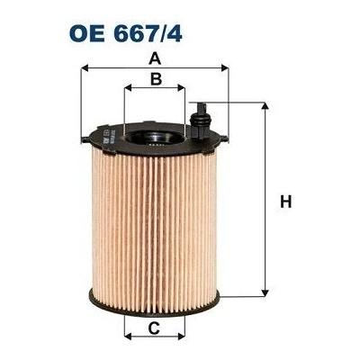 Olejový filter FILTRON OE 667/4
