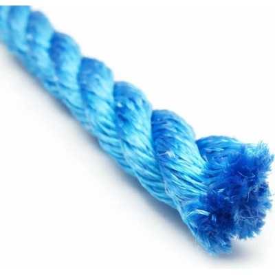 PP - polypropylenová lana a šňůry stáčená, bez jádra 12mm, 2469kg, modrá