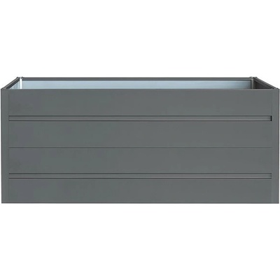 ROJAPLAST Záhon vyvýšený Premium plech antracit 180 x 90 x 76 cm