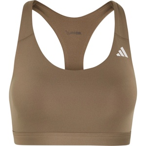 adidas Дамски спортен сутиен adidas Women's Optime Essentials Workout Medium Support Sports bra - Khaki Six - размер XXL (114-4089-0216)