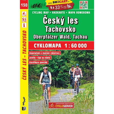 Český les Tachovsko 1:60 000