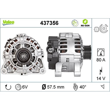 generátor VALEO 437356