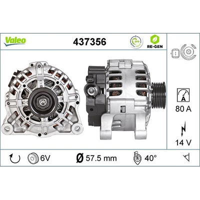 generátor VALEO 437356