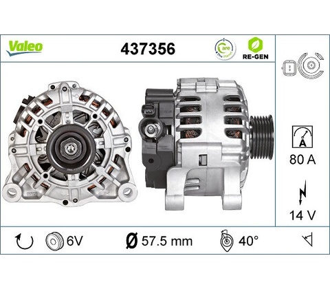 generátor VALEO 437356