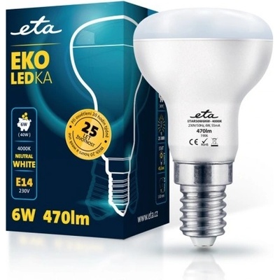 Eta EKO LEDka reflektor 6W, E14, neutrální bílá
