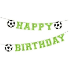 Girlanda papírová fotbal Happy Birthday 250 x 16,4cm Party Pal