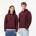 Lacoste Суичър Lacoste Print Hoodie - red maroon