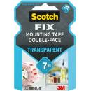 3M Scotch mmontážna páska 19 mm x 1,5 m transparentná