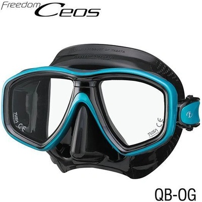 TUSA маска ceos черна/морско зелена (tus m-212qb og)