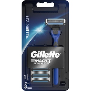 Gillette Mach 3 Start Blue, самобръсначка+3 ножчета (7702018616541)