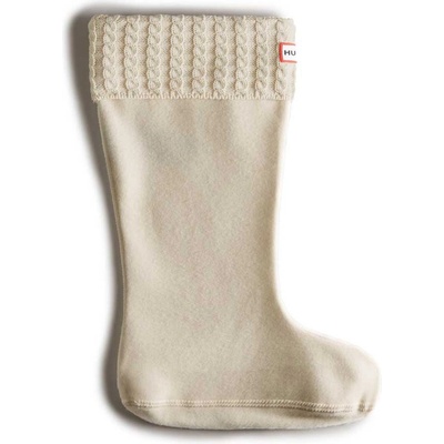 HUNTER Чорапи Hunter Tall Mini Cable Sst socks - Beige