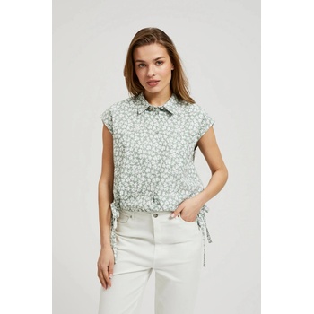 Moodo Щампована блуза с връзване Moodo | Zelen | ЖЕНИ | XS