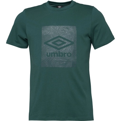Umbro geo graphic tmavo zelené sivé