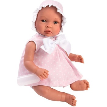Image 1 of Asi dolls Asi - Кукла бебе Лея с розова рокля с бели звезди
