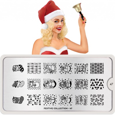 Image destička MoYou Festive 47 – Zboží Dáma