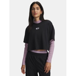 Under Armour Дамска тениска Under Armour UA W CENTER LT SS Under Armour | Cheren | ЖЕНИ | XS