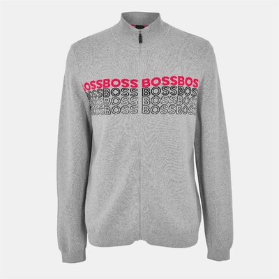 HUGO BOSS Блуза Boss Men's Zightek Lined Knitwear Hoodie - Pastel Grey