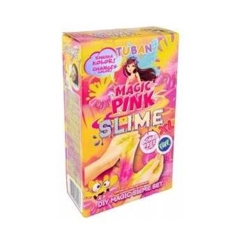 TUBAN Slime Magic Pink XL creative set changes color ZA5166