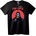 NOONEBRAND Тениска останете дете с жътваря - 2XL, Black