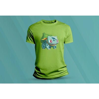 Sandratex dětské bavlněné tričko pokémon Bulbasaur 2. lime